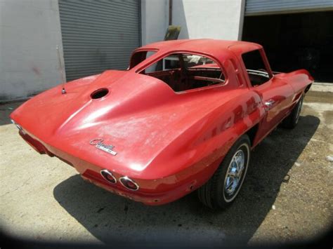 1963 Corvette Split Window Sport Coupe Project Car 327250 4 Speed 78k