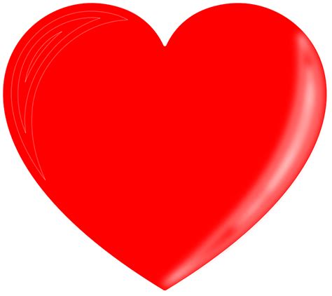 Free Vector Graphic Heart Love Red Valentine Free Image On