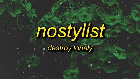 Destroy Lonely NOSTYLIST Lyrics B I Wake Up No Stylist YouTube