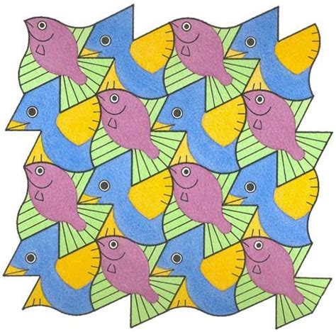 Birds And Fish David Bailey S World Of Escher Like Tessellations