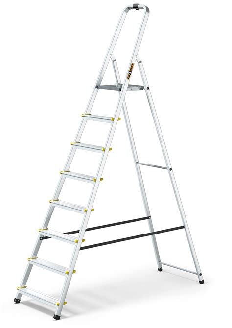 Buy Aluminium Step Ladder 8 Tread Trade And Diy Lightweight Platform