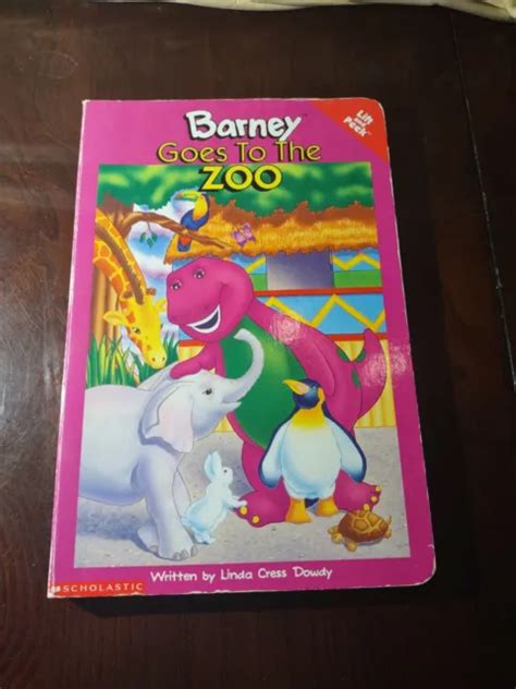 Barney Goes To The Zoo Book £3359 Picclick Uk