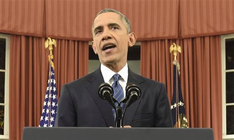 Obamas Oval Office Address President Resists Pressure For Ground War