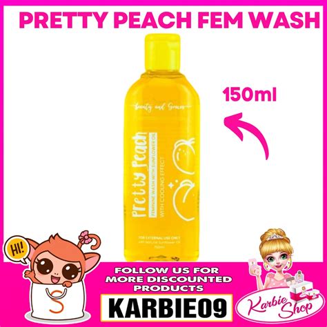 Orig Pretty Peach Feminine Wash 150ml Shopee Philippines