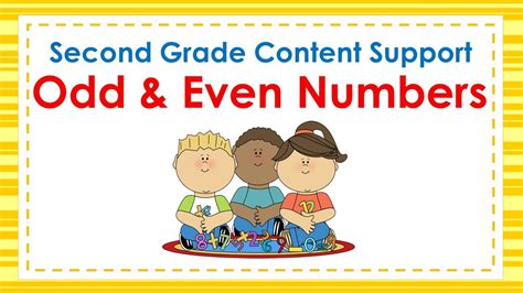 2nd Grade Odd And Even Numbers Youtube