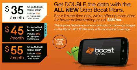 Boost Mobile Announces Data Boost Plans With Double The Data For Less