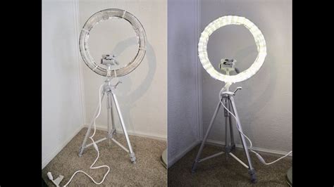 Diy Ring Light With Stand Very Easy Youtube
