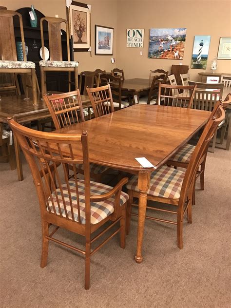 Shermag Table W 6 Chairs Delmarva Furniture Consignment