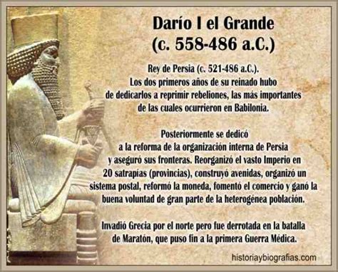 Biografia De Dario I Rey De Los Persas El Grande 2022