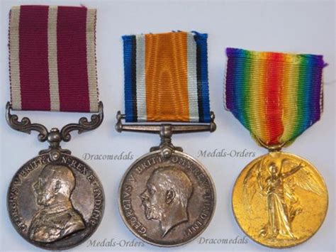 Britain Wwi Victory Interallied Meritorious Service Great War Medal Msm