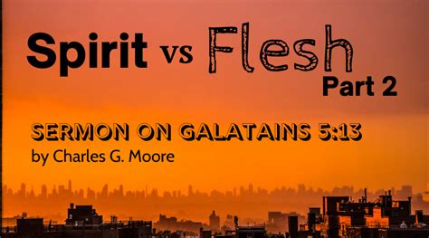 Spirit Vs Flesh Part 2 Daily Bible Verse