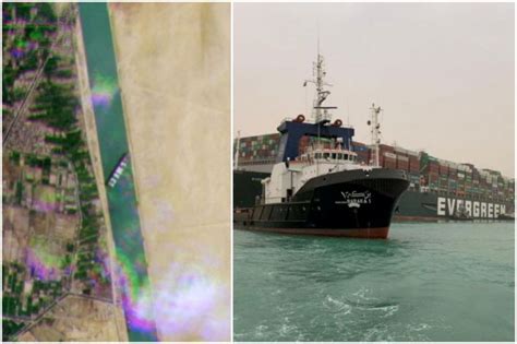 Canalul Suez Este Blocat De O Navă De 400 De Metri Care A Eșuat Miercuri