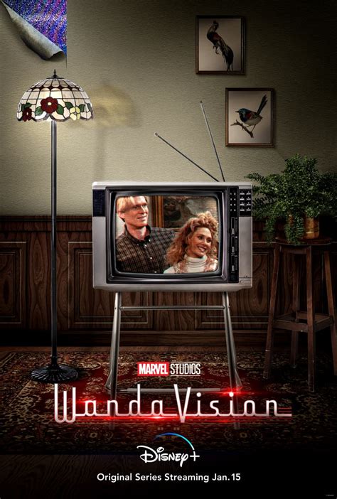 Marvel Studios Wandavision New Poster Centers Wanda And Vision On