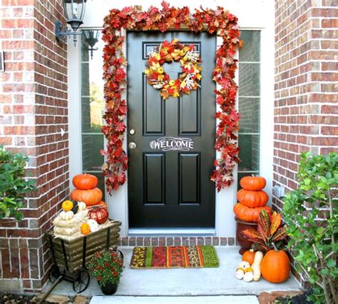 Adorning And Decorating The Front Porch For Fall