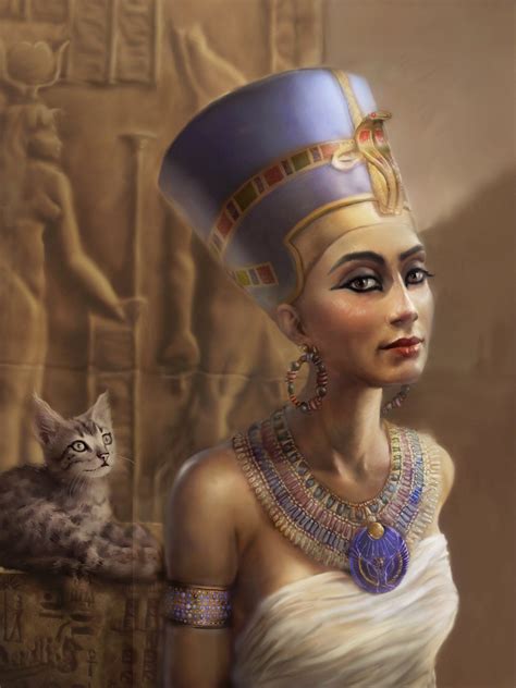 Nefertiti A Royal Portrait Egypt Concept Art Nefertiti Ancient Egypt Art