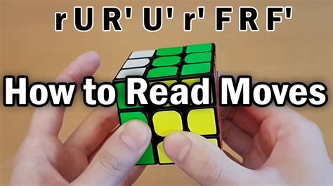 Rubiks Cube How To Read Algorithms Full Notation Guide Youtube