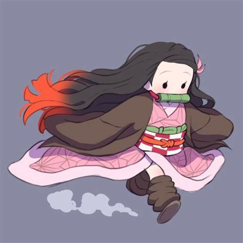 Kawaii Chibi Nezuko Anime Quỷ Dễ Thương