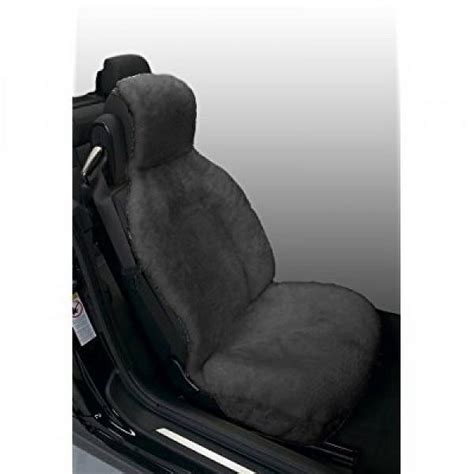 eurow genuine australian sheepskin sideless seat cover gray