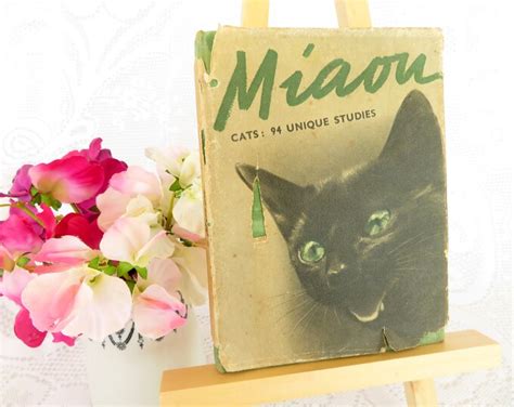1940s Miaow The Cat In Pictures Pocket Cat Portrait Book Photographic