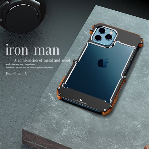 Luxury Wood Metal Bumper Shockproof Case Cover For Iphone 12 Pro Max11