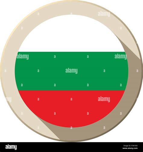 Bulgaria Flag Button Icon Modern Stock Vector Image And Art Alamy