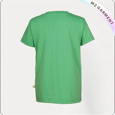 Kids Eco Apple Green T Shirt 100 Organic Cotton Topper