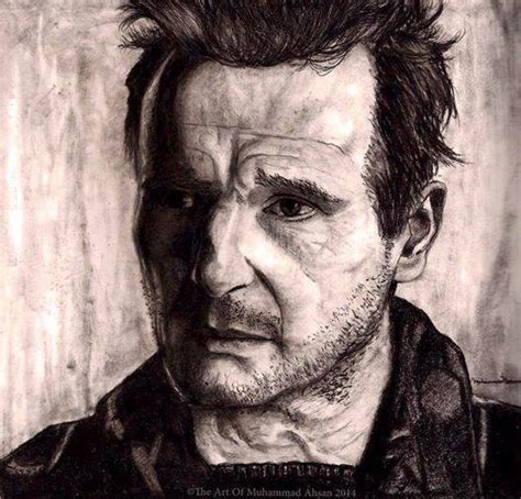 Drew Portrait Of Liam Neeson Rdrawing