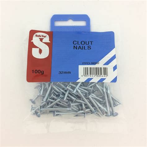 Safetop Nail Galvanised Clout 32mm 100g Vpcln031
