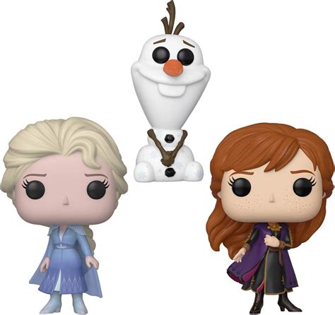 Funko 39944 Pop Disney Frozen Ii Travel Elsa Travel Anna And Olaf