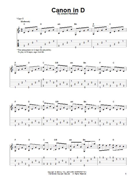 Greensleeves sheet music, lyrics, melody, guitar chords, video, mp3. Canon In D Sheet Music | Johann Pachelbel | Solo Guitar