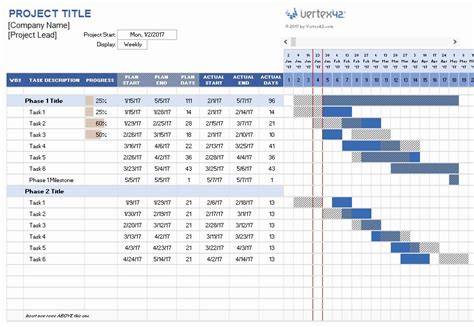 Project Schedule Template Excel Awesome Project Management Templates