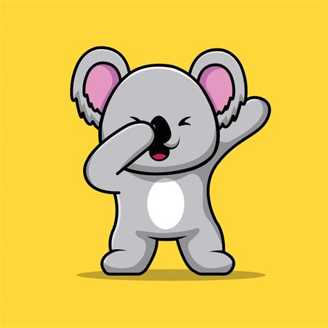 Cute Koala Dabbing Illustration 4296745 Vector Art At Vecteezy