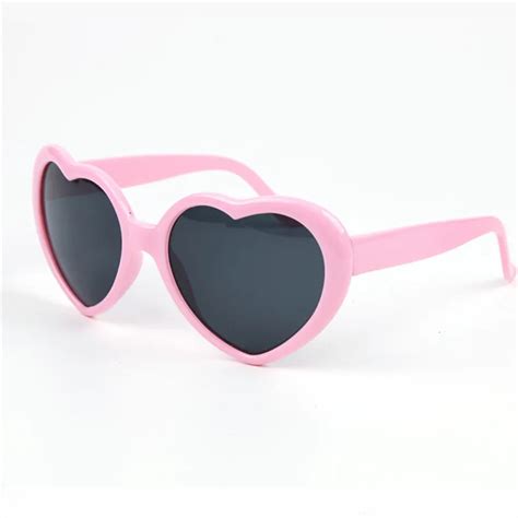 Love Heart Shaped Sunglasses Women Glasses Brand Designer Cat Eye Sun