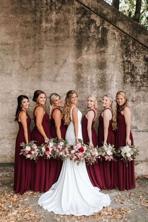 The Most Stunning Burgundy Bridesmaid Dresses In Every Style Artofit
