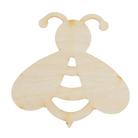 Unfinished Wood Bee Cutout All Wood Cutouts Wood Crafts Hobby