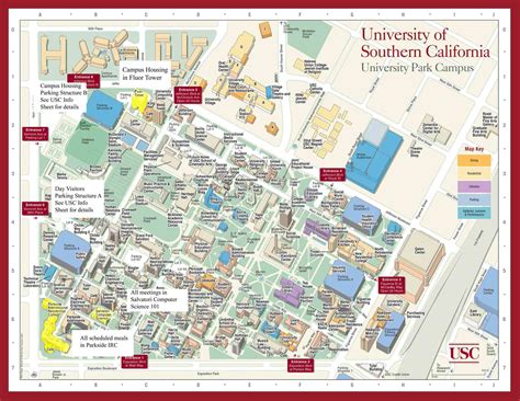 USC Campus Map - University of Southern California • mappery