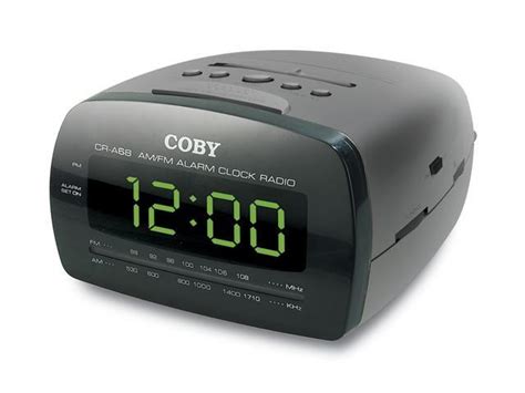 Coby Digital Amfm Dual Alarmclock Radio Black Cra68