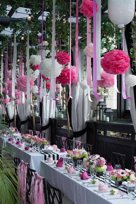 A Flirty And Floral Bridal Shower Outdoor Bridal Showers Bridal Shower Theme Bridal Shower Party