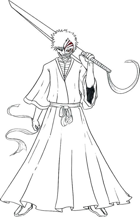 Amazing anime guy coloring pages unique 1928253 png images pngio. Bleach Ichigo Coloring Pages at GetColorings.com | Free ...