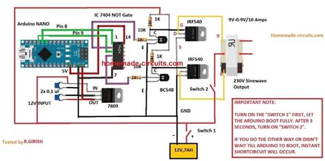 • intelligent power management software. Arduino Pure Sine Wave Inverter Circuit with Full Program Code | Ардуино, Синусоида, Электротехника