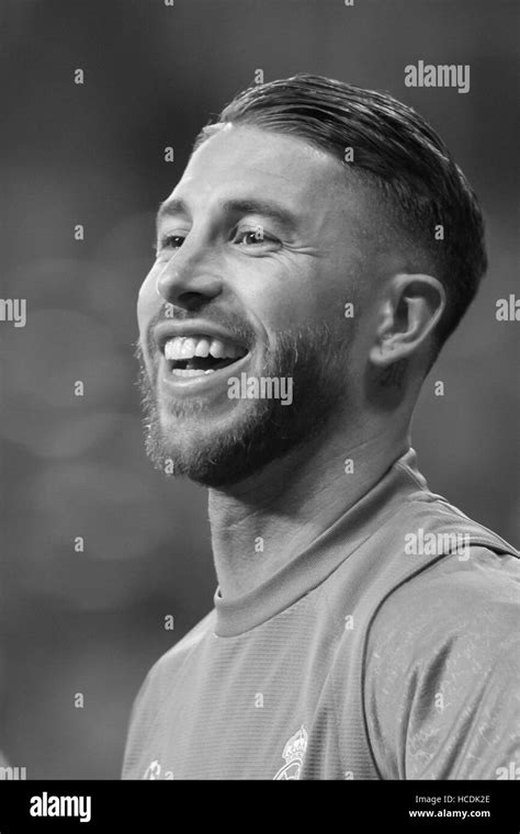 Real Madrid Sergio Ramos Black And White Stock Photos And Images Alamy