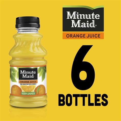 Buy Minute Maid Orange Juice Drinks 10 Fl Oz 6 Pack Online At Lowest
