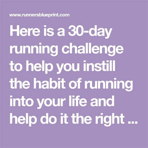 30 Day Running Challenge For Beginners