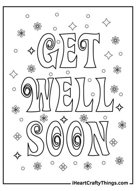 Get Well Soon Coloring Pages (Updated 2022)