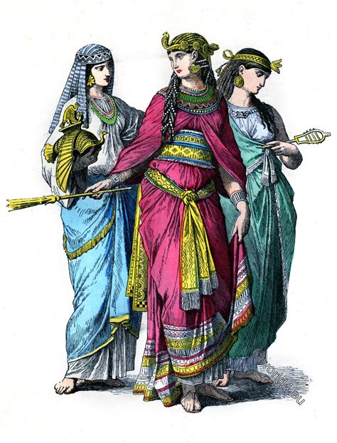 Ancient Egyptian Costume And Fashion History Decoration And Coloring