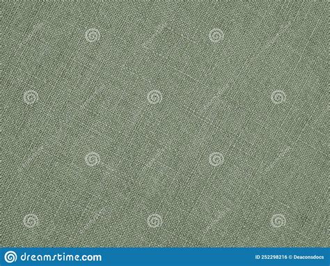 Light Green Woven Surface Close Up Linen Textile Texture Fabric