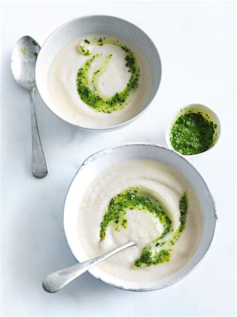 Cauliflower And Tofu Soup With Salsa Verde Donna Hay
