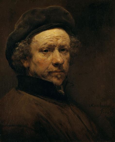 Self Portrait 1655 By Rembrandt Van Rijn National Galleries Of Scotland