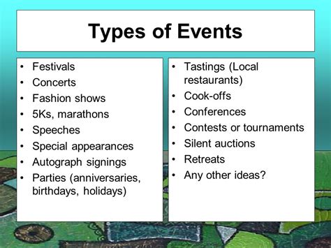 Event Management And Its Types