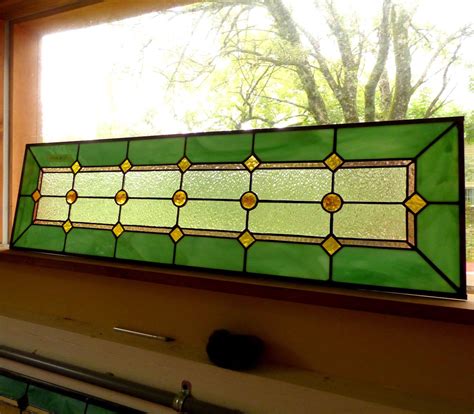 Stained Glass Sidelight Or Transom Vintage Style Sidelights Etsy